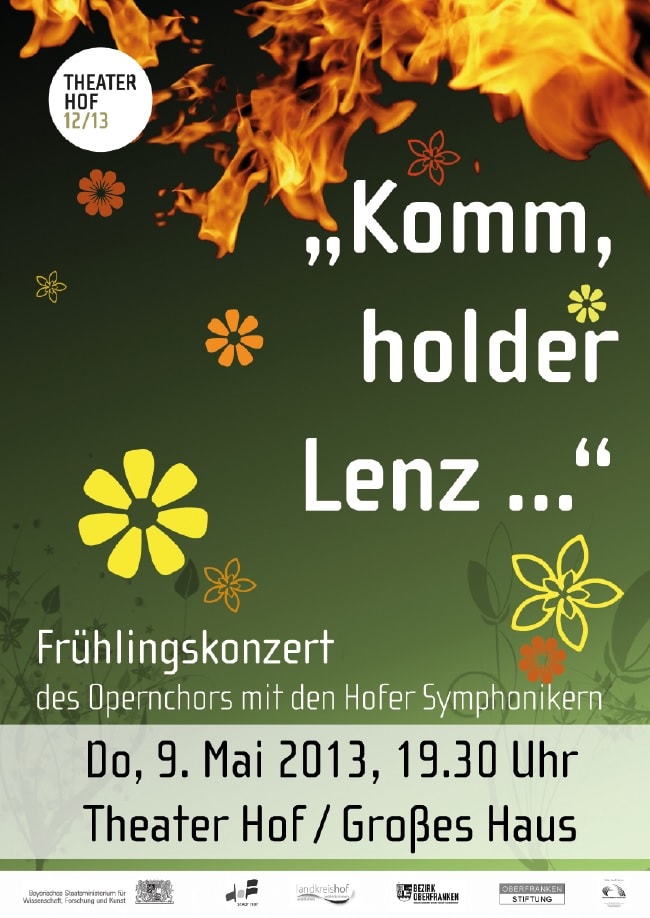 Plakat Frühlingskonzert