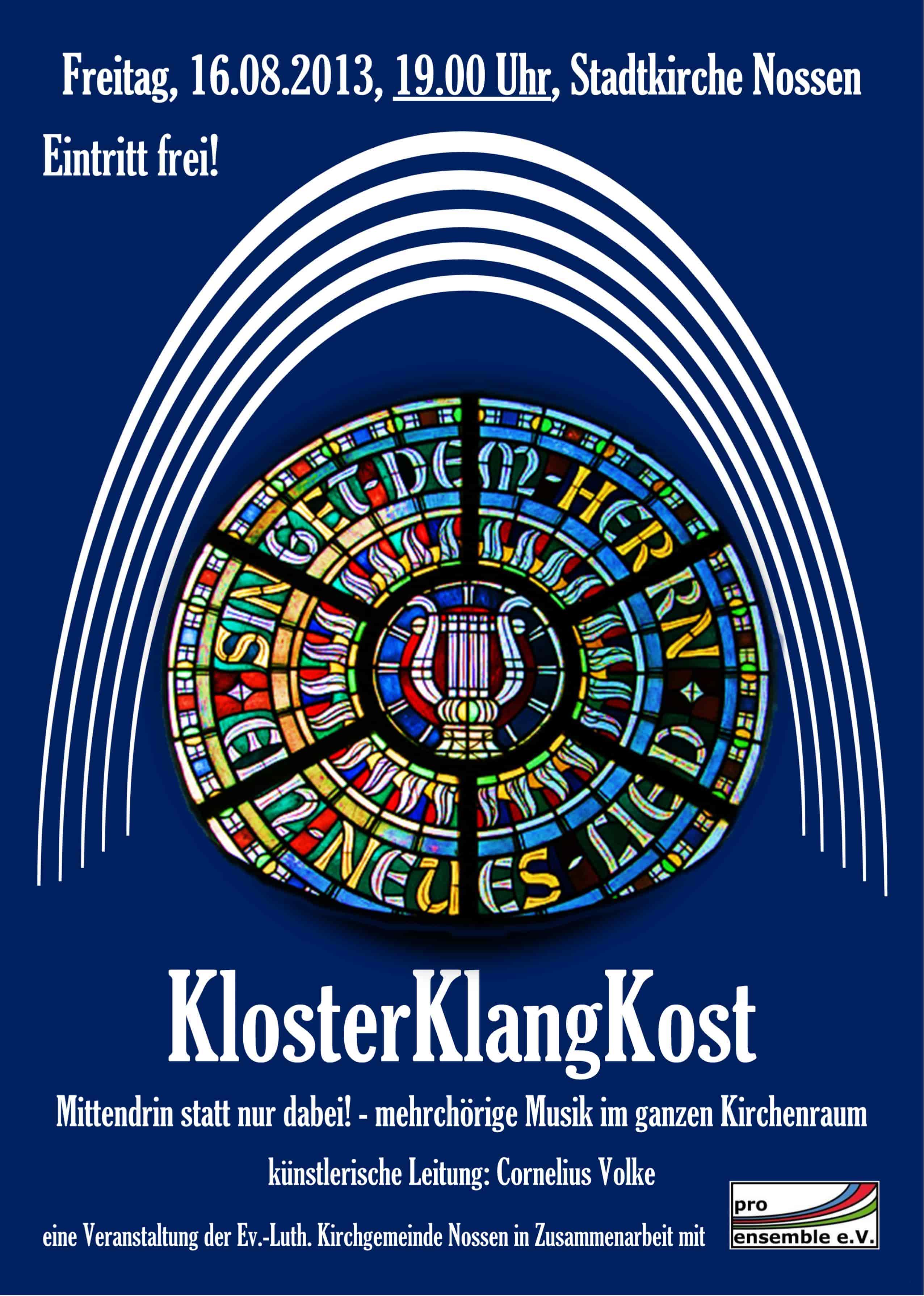KlosterKLangKost-Plakat